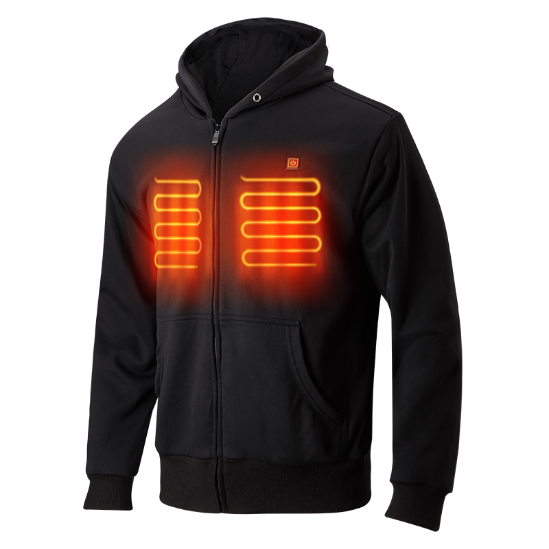 工場価格良質黒の電気加熱服のジャケット
